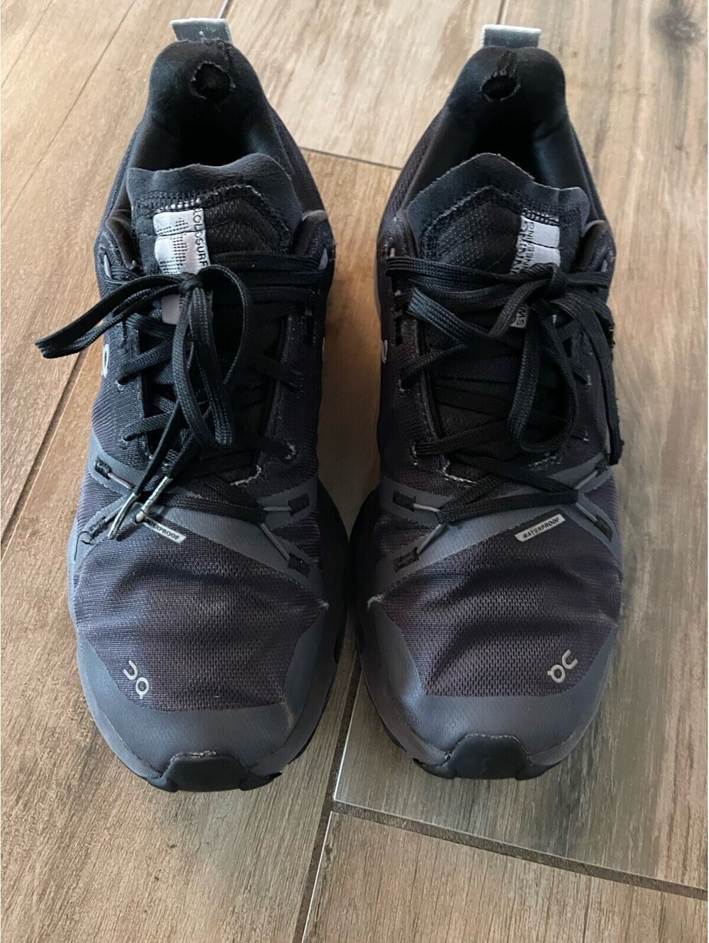 On Cloudsurfer Trail Waterproof  Shoes Black Women’s Size 7.5